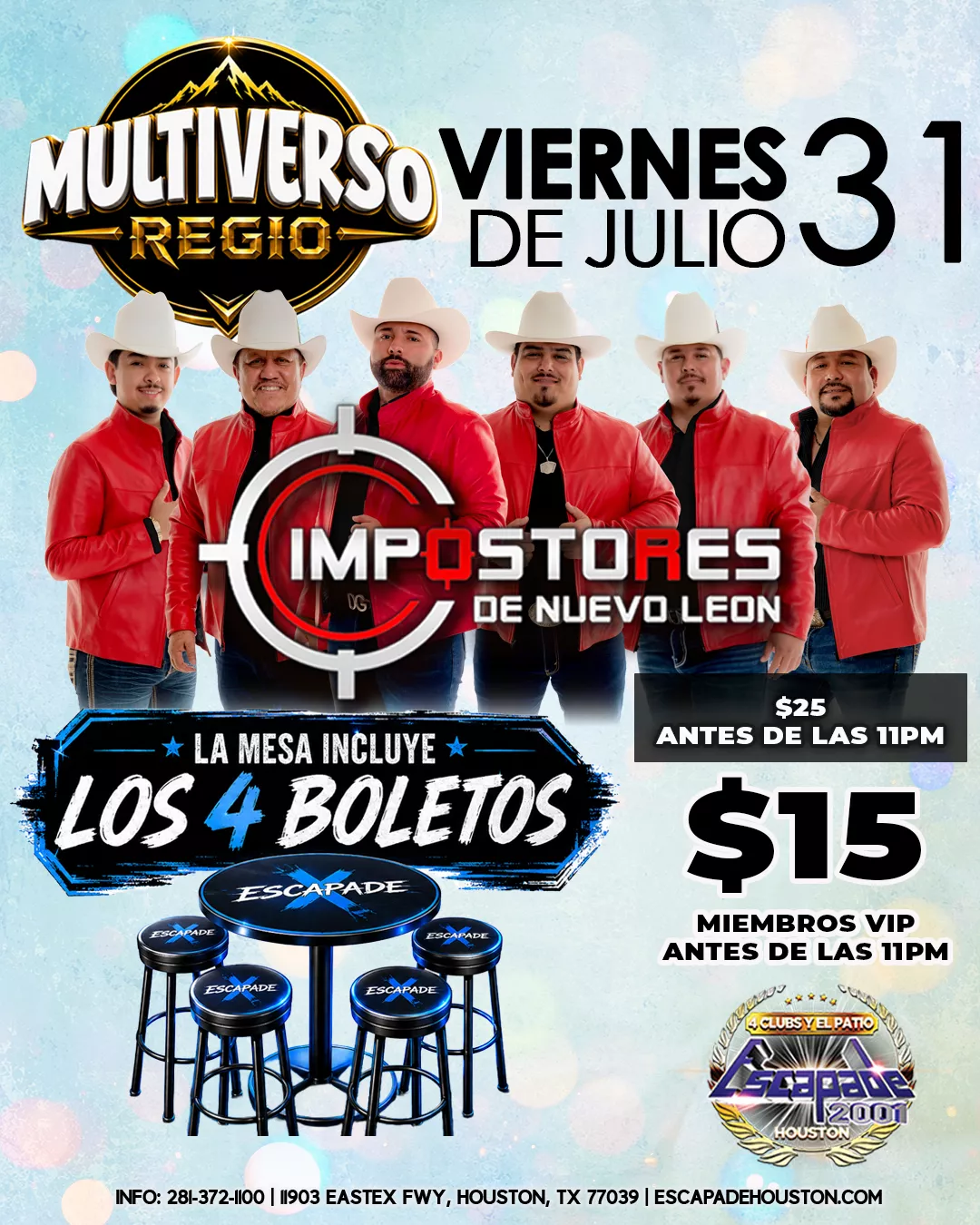Multiverso Regio con Impostores de Nuevo León