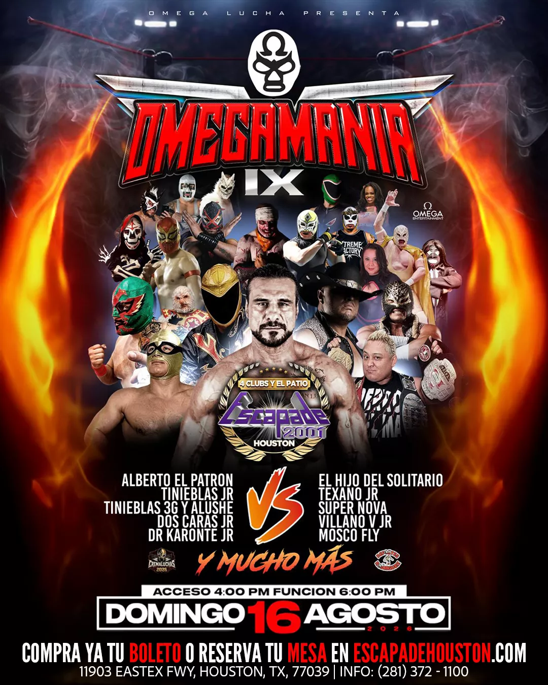 Omegamania IX — Lucha Libre Mexicana con Alberto El Patrón