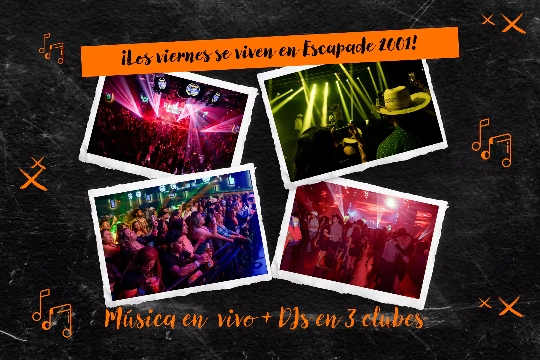 Los mejores eventos en vivo en Escapade Houston