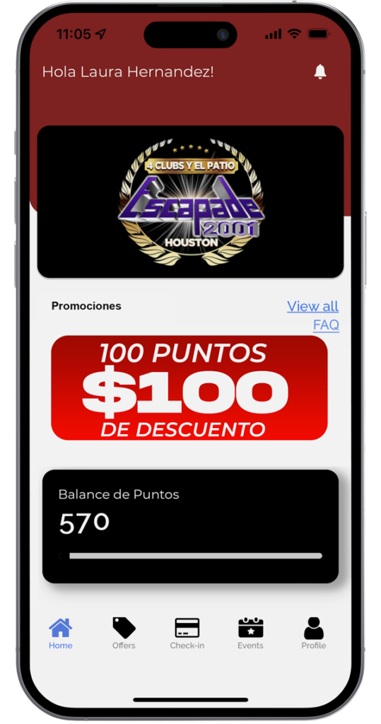 Escapade VIP Program